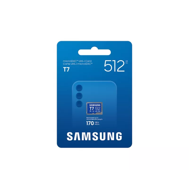 Cartão de memória MB-MB512T/WW T7 microSD 512GB