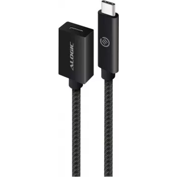 ALOGIC - Cabo USB - USB-C (F) para USB-C (M) - USB 3.1 Gen 2 - 50 cm - preto (MU31CC-EXT-050BLK)