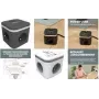 Cubo de tomadas Fellowes Power Cube, Type E, branco - para o mercado: F - 1 unid. (100137170)