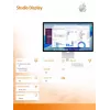 Monitor Apple Studio Display (vidro standard) com suporte inclinável e ajustável em altura