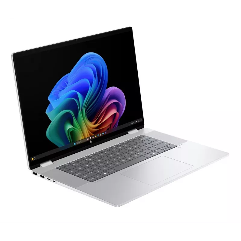 Portátil 2-em-1 HP OmniBook X Flip NG AI 16-as0003nw, ecrã tátil OLED 3K de 16 polegadas, 32GB RAM, 1TB SSD, Windows 11 Home, Ultra 7 258V, Glacier Silver