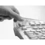 Cobertura de teclado Cherry Wetex para G84-5500, 89 teclas, 0,25 mm, transparente