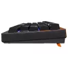 Teclado gaming mecânico Cherry K5 PRO TMR COMPACT — 65% AZERTY, USB com fios, retroiluminação RGB, preto/laranja