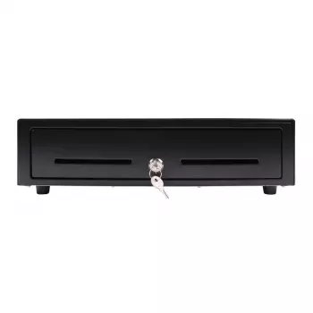 Gaveta de caixa registadora eletrónica Olympia LD 410A, caixa em metal, preto, 415×410×104 mm