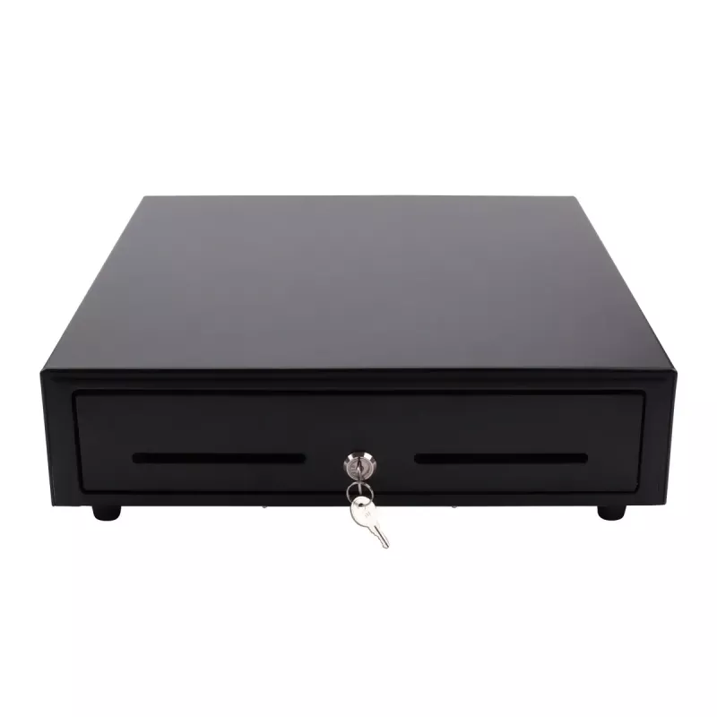 Gaveta de caixa registadora eletrónica Olympia LD 410A, caixa em metal, preto, 415×410×104 mm