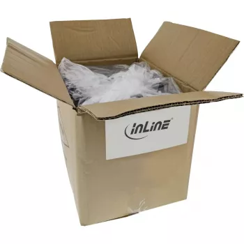 InLine B-76905 Bulk Pack S/FTP PiMF Cat.6 Cabo de patch sem halogéneos, cinzento, 5 m, 25 unidades