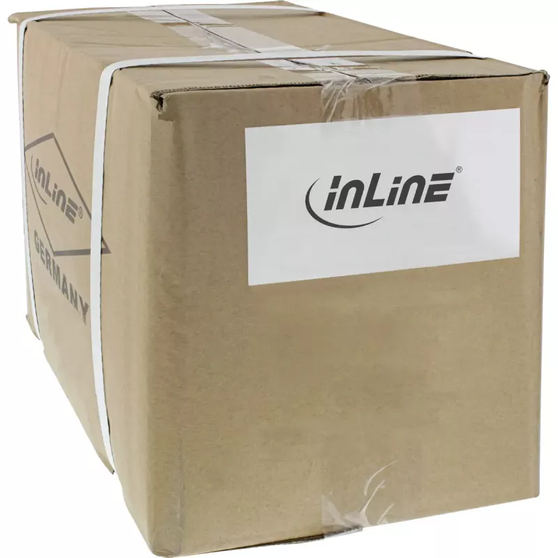InLine B-76905 Bulk Pack S/FTP PiMF Cat.6 Cabo de patch sem halogéneos, cinzento, 5 m, 25 unidades