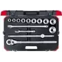 Conjunto de chaves de caixa Gedore R78004014 75 mm de altura