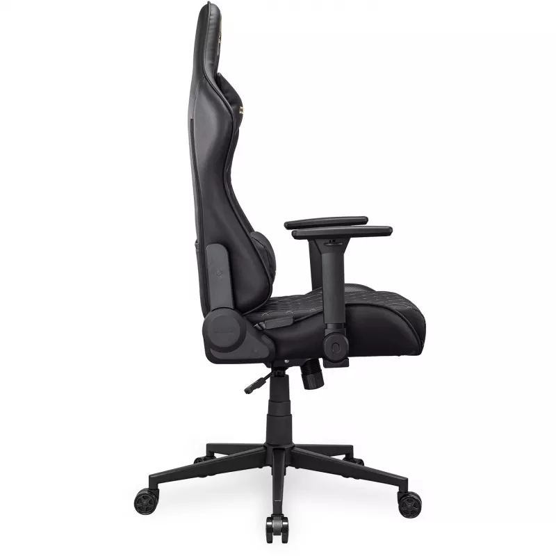 Cadeira gaming universal COUGAR Gaming ARMOR ONE V2 assento acolchoado preto dourado