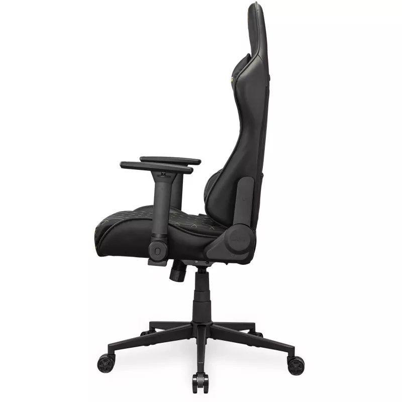 Cadeira gaming universal COUGAR Gaming ARMOR ONE V2 assento acolchoado preto dourado