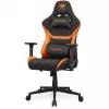 Cadeira gaming universal COUGAR Gaming Armor One V2 F assento acolchoado preto laranja