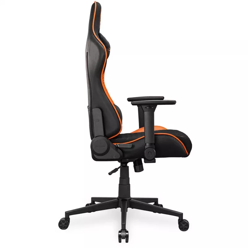 Cadeira gaming universal COUGAR Gaming Armor One V2 F assento acolchoado preto laranja