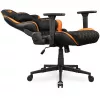Cadeira gaming universal COUGAR Gaming Armor One V2 F assento acolchoado preto laranja