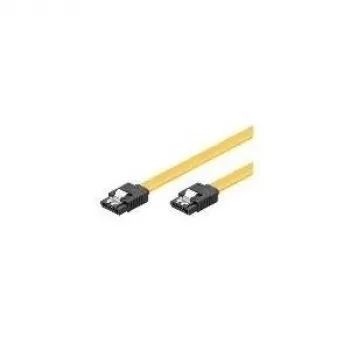 Wentronic goobay - Cabo SATA - Serial ATA 150/300/600 - SATA (M) para SATA (M) - 70cm - com bloqueio, plano (95023)