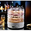 Extralink Home Desidratador grande para cogumelos, fruta, legumes e ervas Pro potente 500W + 5 tabuleiros 27cm branco