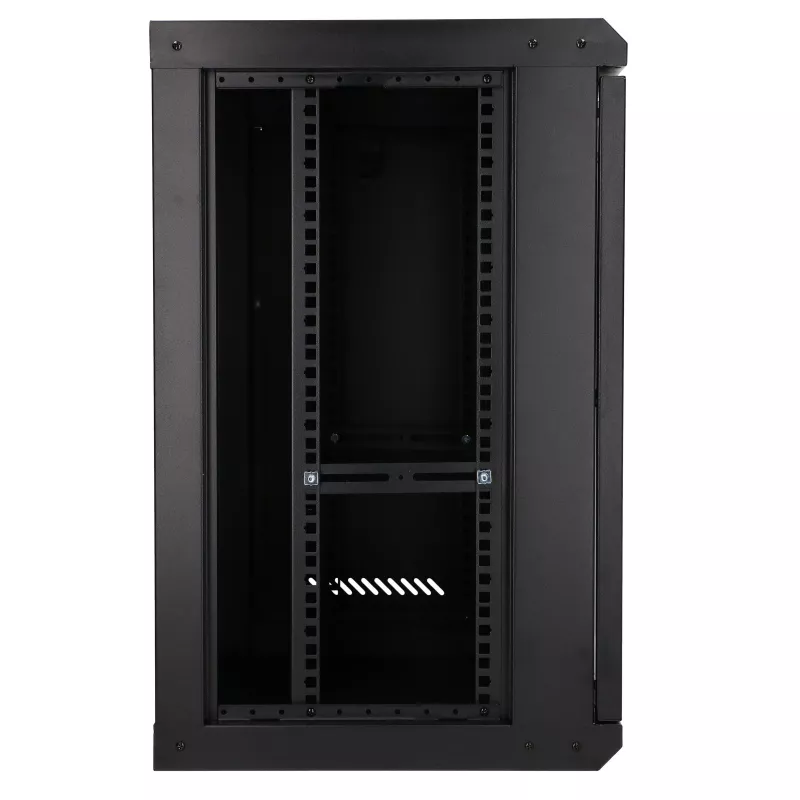 Extralink Lite 12U 530X400 Armário rack de parede preto com prateleira