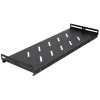 Extralink Lite 12U 530X400 Armário rack de parede preto com prateleira