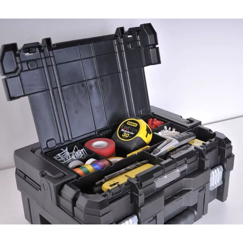 Stanley FMST1-71966 TSTAK II Módulo, caixa de ferramentas elétricas com espuma