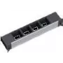 Extensão de energia Bachmann 909.000 interior preto alumínio