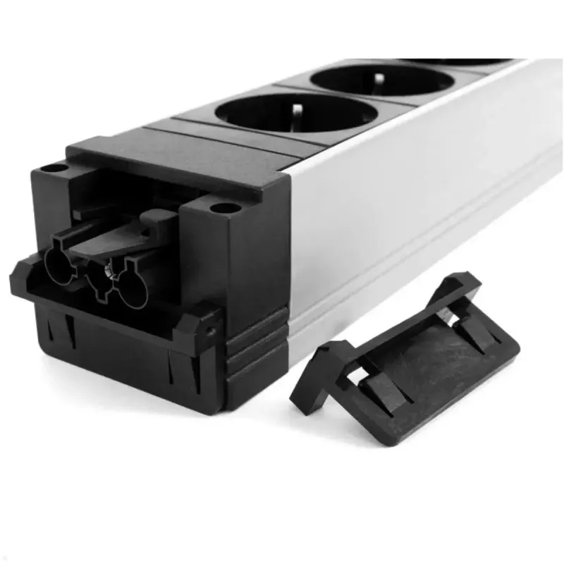 Régua de tomadas Bachmann STEP ALU 1x USB 1x módulo personalizado 2x tomada