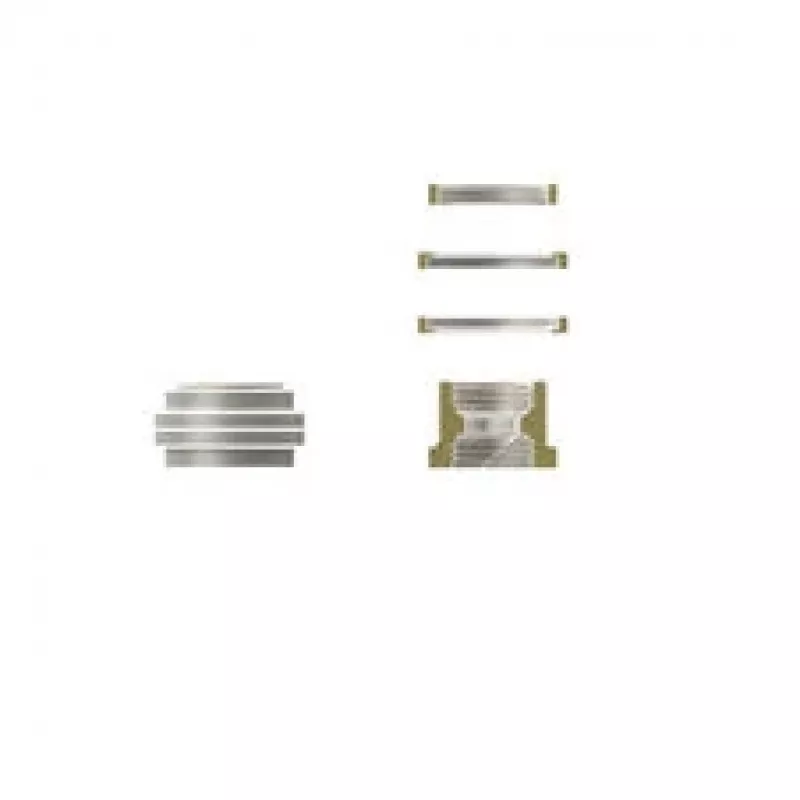Thermal Grizzly DeltaMate Pass Through – conector de refrigeração líquida, níquel mate, 1 unid. (TG-DM-FIT-0216)
