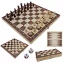 Extralink Brinquedo de xadrez 3W1 damas + xadrez + gamão