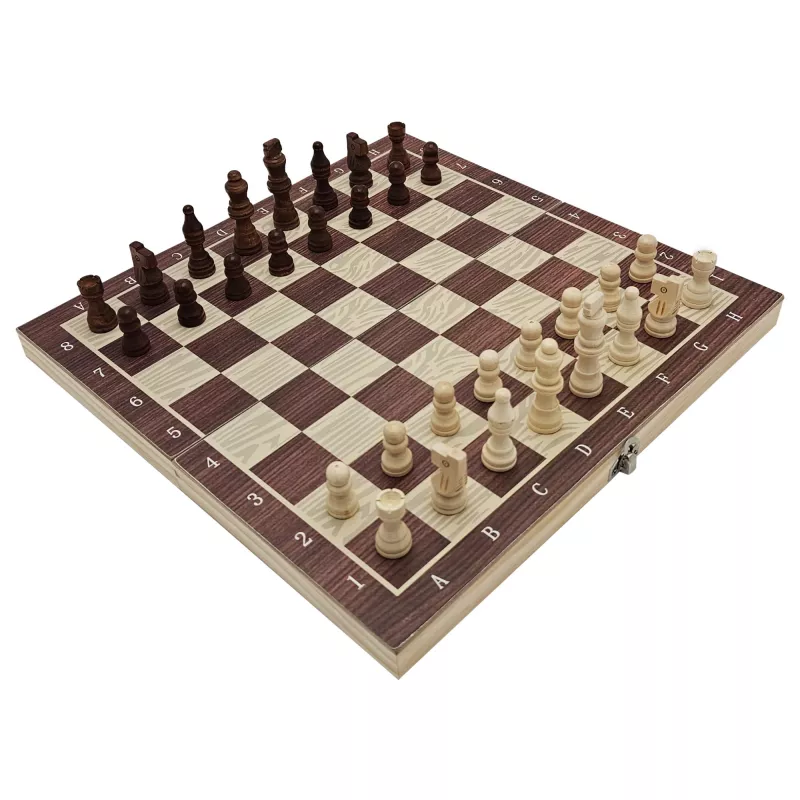 Extralink Brinquedo de xadrez 3W1 damas + xadrez + gamão