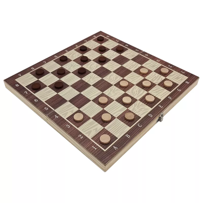Extralink Brinquedo de xadrez 3W1 damas + xadrez + gamão