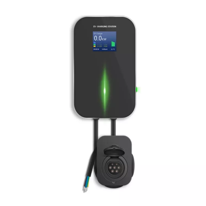 Extralink BS20-BA-22kW-APP Carregador para carro elétrico tipo A 32A 22kW, 3 fases, ecrã LCD, app, 6,1 m