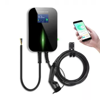 Extralink BS20-BC-22kW-APP Carregador para carro elétrico Type 2 32A 22 kW, 3 fases, ecrã LCD, app, 6,1 m