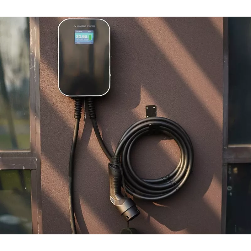Extralink BS20-BC-22kW-APP Carregador para carro elétrico Type 2 32A 22 kW, 3 fases, ecrã LCD, app, 6,1 m