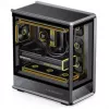 Caixa para PC Jonsbo D401, Midi Tower, ATX, vidro temperado – preto