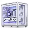 Caixa para PC Jonsbo X400, Midi Tower, ATX, vidro temperado – branco