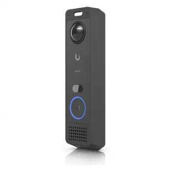 Ubiquiti UVC-G6-Entry Campainha resistente a todas as condições meteorológicas, PoE+, com deteções de IA melhoradas, áudio bidirecional, uma câmara secundária para encomendas e leitor de acesso integrado