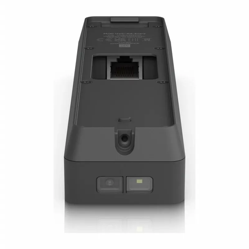 Ubiquiti UVC-G6-Entry Campainha resistente a todas as condições meteorológicas, PoE+, com deteções de IA melhoradas, áudio bidirecional, uma câmara secundária para encomendas e leitor de acesso integrado