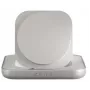 Carregador de mesa magnético sem fios Zens ZESC20W/00 — branco, carregamento sem fios 15W compatível com MagSafe