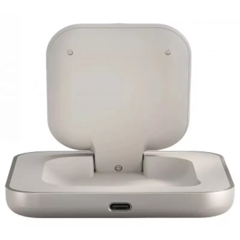 Carregador de mesa magnético sem fios Zens ZESC20W/00 — branco, carregamento sem fios 15W compatível com MagSafe