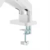 Suporte para monitor GEMBIRD MA-DA2-06-W para ecrãs de 17–32 polegadas, montagem por aperto/calha de mesa, branco
