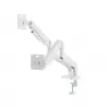 Suporte para monitor GEMBIRD MA-DA2-06-W para ecrãs de 17–32 polegadas, montagem por aperto/calha de mesa, branco