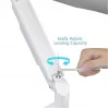 Suporte para monitor GEMBIRD MA-DA2-06-W para ecrãs de 17–32 polegadas, montagem por aperto/calha de mesa, branco