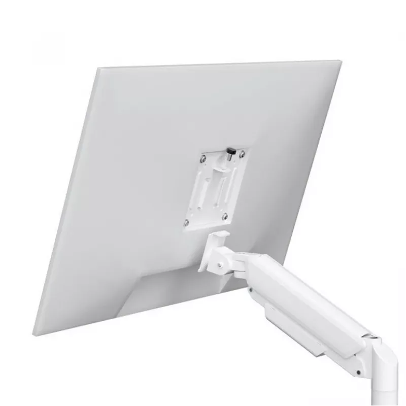 Suporte para monitor GEMBIRD MA-DA2-06-W para ecrãs de 17–32 polegadas, montagem por aperto/calha de mesa, branco