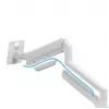 Suporte para monitor GEMBIRD MA-DA2-06-W para ecrãs de 17–32 polegadas, montagem por aperto/calha de mesa, branco