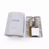 Tomada de rede blindada de parede GEMBIRD 1×RJ45 categoria 6A FTP