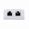 Tomada de rede blindada de parede GEMBIRD 2×RJ45 Cat6A FTP