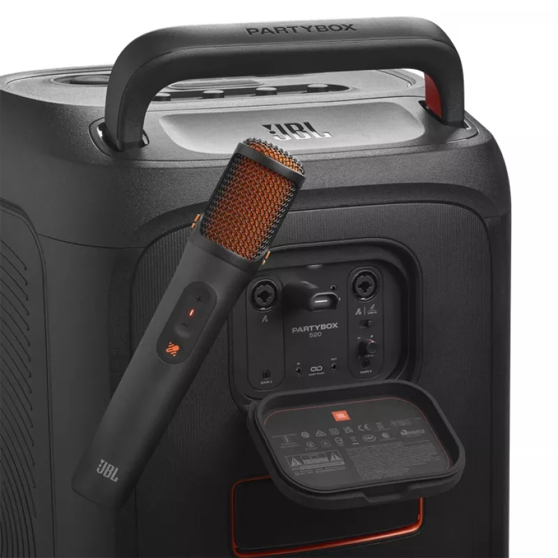 JBL EasySing Mics preto conjunto de microfones