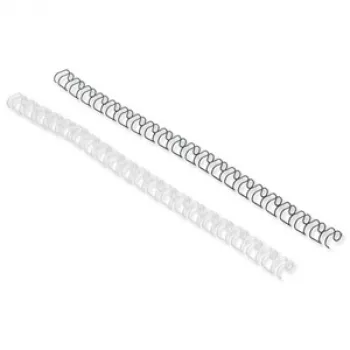 GBC Anéis de encadernação MultiBind 8mm, preto, 130 folhas, A4, 187 mm, 91 mm, 100 unid.