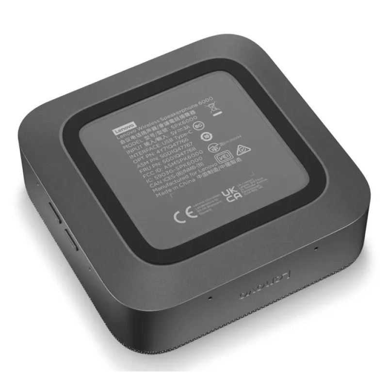 Auscultador com microfone Lenovo 4Y71Q47766 — PC Bluetooth, USB-C, bateria de iões de lítio 4215 mAh, preto