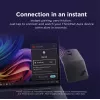 Rato Bluetooth sem fios ambidestro Lenovo 4Y51T62792 — LED IV, 4000 DPI, 7 botões, roda, cinzento