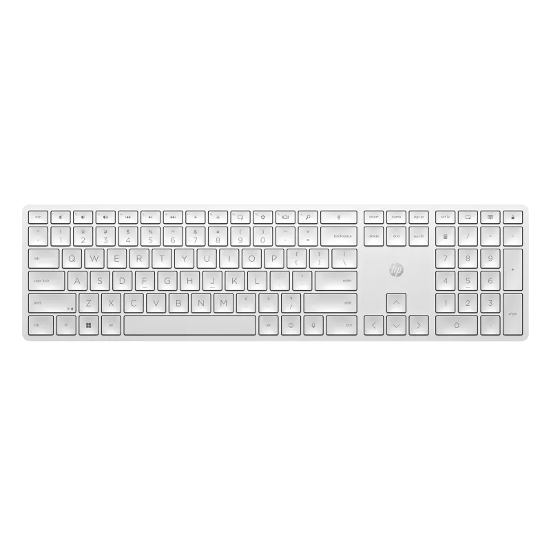 Teclado sem fios programável HP 450 tamanho completo RF Wireless USB preto