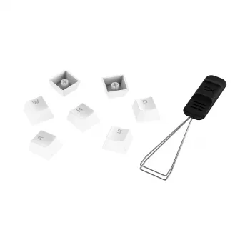 Conjunto de teclas para teclado, HP HyperX Full Key Set Keycaps, branco, compatível com HyperX e com a maioria dos teclados mecânicos